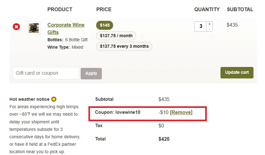 Organicwineexchange 10% off coupon